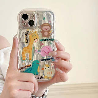 เคสโทรศัพท์มือถือ ลายการ์ตูนสวนสัตว์ สําหรับ iPhone 11 12 12pro 12promax 13 13pro 13promax 14 14pro 14promax