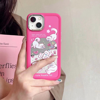 เคสโทรศัพท์มือถือ กันกระแทก ลายการ์ตูนแมวน่ารัก สําหรับ iPhone 12 12pro 12promax 13 13pro 13promax 14 14pro 14promax