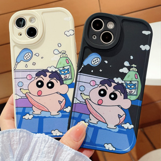 เคส OPPO a57 a78 a17 a17k a77 a77s a57 2022 Reno8z Reno8 Reno7z Reno7 A15 A96 A12 A9 2020 a96 A76 A55 A74 A5S A3S A15s A94 A16 A53 A9 A5 2020 A54 A7 A31 A92 A33 A36 Reno4 Reno5 Reno6z Cartoon cute bathing crayon Shin-chan เคส OPPO เคสโทรศัพท์มือถือ