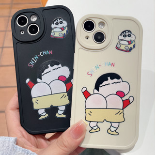 เคส OPPO a57 a78 a77 a77s a17 a17k a57 2022 Reno8z Reno8 Reno7z Reno7 A15 A96 A12 A9 2020 a96 A76 A55 A74 A5S A3S A15s A94 A16 A53 A9 A5 2020 A54 A7 A31 A92 A33 A36 Reno4 Reno5 Reno6z การ์ตูนก้นน่ารักเครยอนชินจัง เคส OPPO เคสโทรศัพท์มือถือ