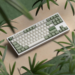 【JKDK】 bamboo forest keycaps cherry profile Dye-sublimation customized 68 84 87 96 104 keyboard keycap