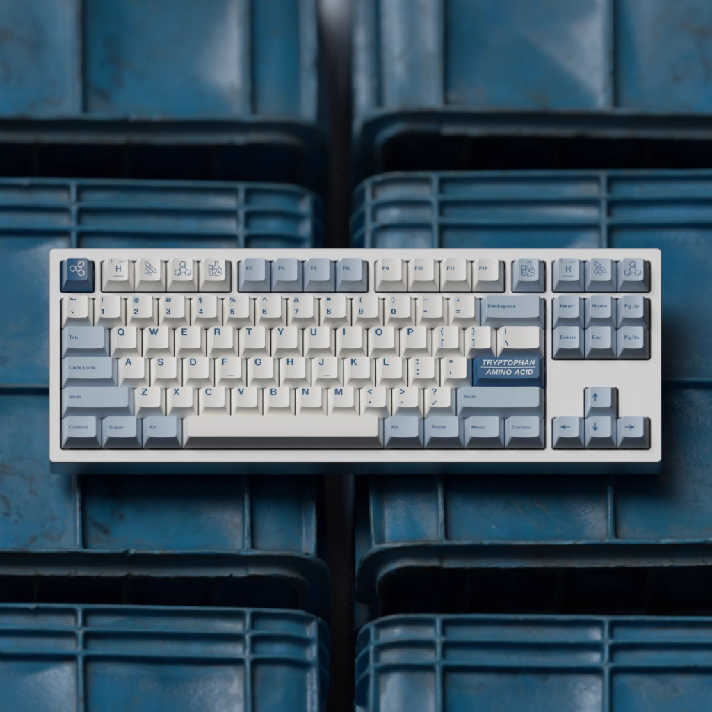 【JKDK】Hydrogen theme keycaps cherry profile Dye-sublimation customized 68 84 87 96 104 keyboard keycaps