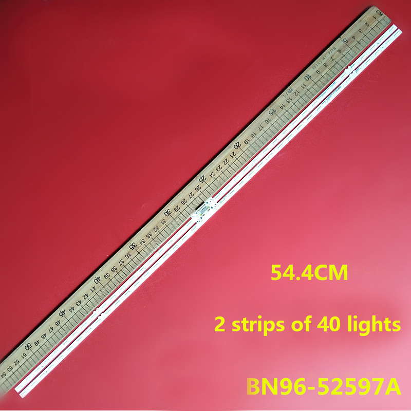 2 ชิ้นชุดแบ็คไลท์สําหรับ samsung 50 นิ้ว UA50AU7000G, UA50AU7000GXXP led backlight strip plug และ pl