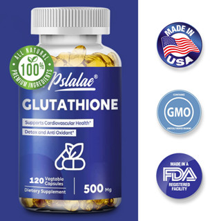 Glutathione Supplement - 500 มก. - รองรับสุขภาพหัวใจและหลอดเลือด สารต้านอนุมูลอิสระ รองรับการล้างสารพิษตับ ลดผิวขาว