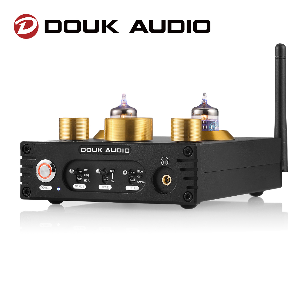 Douk Audio P1 HiFi JAN 5654 ตัวรับสัญญาณเสียงบลูทูธ 5.0 USB DAC APTX