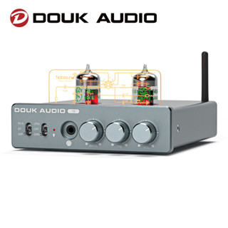 Douk Audio T6 HIFI บลูทูธ 5.1 แอมป์รับสัญญาณเสียงสเตอริโอ 80W+80W พร้อมไฟ LED