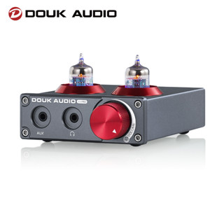 Douk Audio T4 PRO Mini 5654 หลอดสูญญากาศ พรีแอมป์ โฮมสเตอริโอ เครื่องขยายเสียง หูฟัง แอมป์