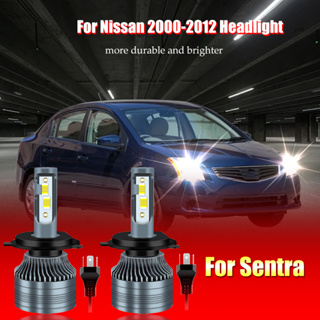 หลอดไฟหน้ารถยนต์ LED 6000K xpower Recomark สําหรับ Nissan Sentra H4 2 ชิ้น