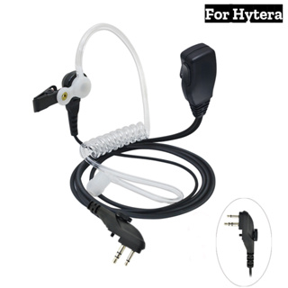 Hytera PD408 PD488 PD508 PD568 TC500 TC600 TC700 วิทยุสื่อสาร 2 Pin พร้อมท่ออะคูสติก และ In-line PTT