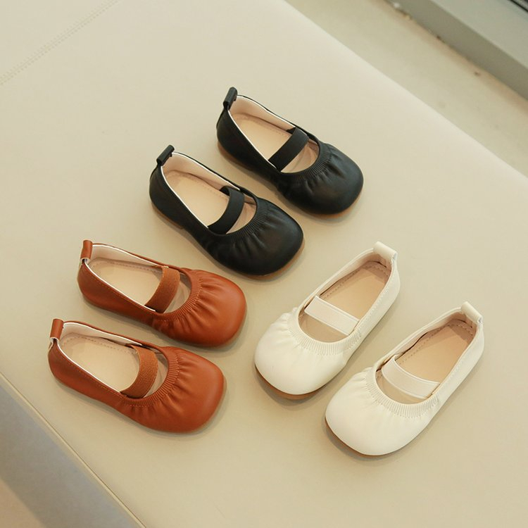 พร้อมส่ง รองเท้าลําลอง ส้นแบน แบบนิ่ม แฟชั่นฤดูร้อน สําหรับเด็กผู้หญิง