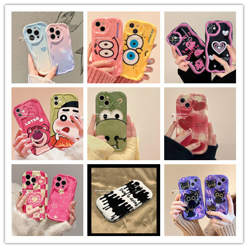 Ready Stock เคส For Samsung A15 A05 A05s A53 A03 A12 A13 A52S A73 A12 A02S A51 A71 A52 A03S A22 A32 A72 A50 A30S A50S A20 A30 A21S A02 S10 Plus Ultra Note 10 Lite S10 Liteเคสโทรศัพท์กันกระแทกพิมพ์ลายหมีสําหรับ