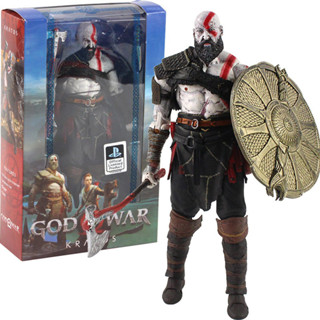 โมเดลฟิกเกอร์ PVC NECA Sony Game God OF War 4 Kratos Sparta Ares Zeus ขนาด 20 ซม. ข้อต่อขยับได้ ของเล่นสําหรับเด็ก