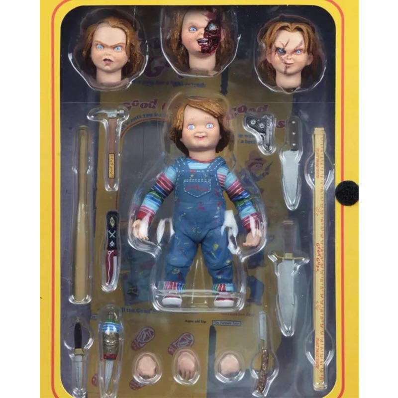 Neca Good Guys โมเดลฟิกเกอร์ชัคกี้แซนดี้เจอร์รี่จูลี่ ขนาด 10 ซม. ของเล่นสําหรับเด็ก
