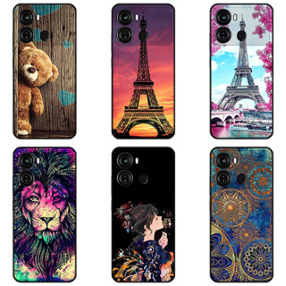 Itel P40 เคสซิลิโคน TPU ฝาหลัง itelP40 เคสโทรศัพท์ นิ่ม ลายการ์ตูน