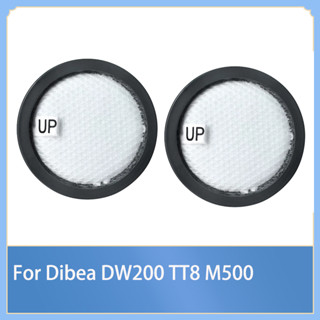 แผ่นกรองฝุ่น HEPA แบบเปลี่ยน สําหรับเครื่องดูดฝุ่นไร้สาย Dibea DW200 TT8 M500 2-8 ชิ้น