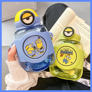 [พร้อมส่ง] Tritan Minions แก้วน้ํา ความจุขนาดใหญ่ แบบพกพา กันกระแทก เหมาะกับฤดูร้อน สําหรับเด็กนักเรียน 780 มล.