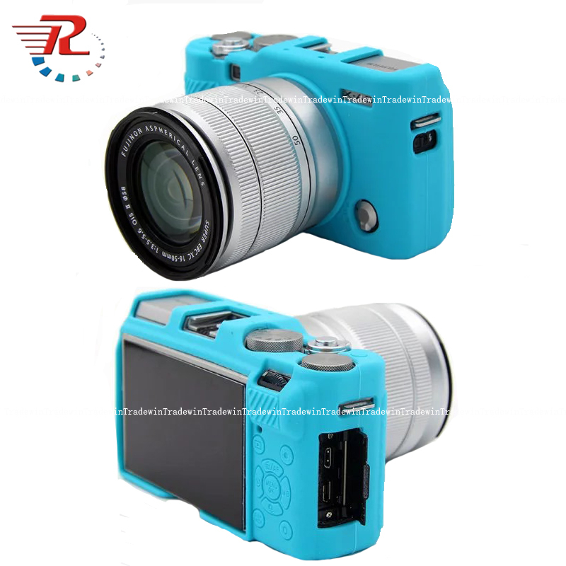 เคสครอบตัวกล้องซิลิโคนอ่อนนุ่มสําหรับ Fujifilm XA3 X-A3 รูปที่ 3