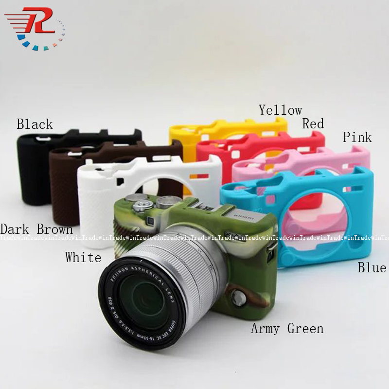 เคสฝาครอบกล้องยางนุ่มสําหรับ FujiFilm X-A3 XA3