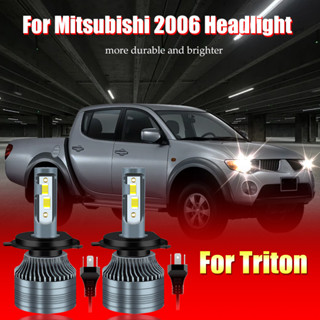 หลอดไฟหน้ารถยนต์ LED 4300K 6000K xpower Recomark สําหรับ Mitsubishi Triton H4 2 ชิ้น