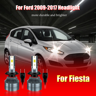 หลอดไฟหน้ารถยนต์ LED 4300K 6000K Xpower Recomark สําหรับ Ford Fiesta H7 2 ชิ้น