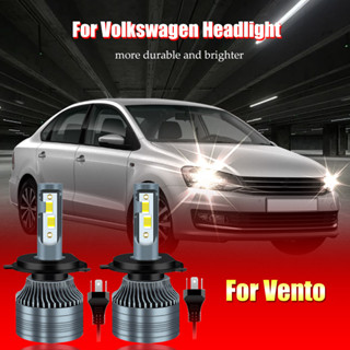 หลอดไฟหน้ารถยนต์ LED 4300K 6000K xpower Recomark สําหรับ Volkswagen Vento H4 2 ชิ้น