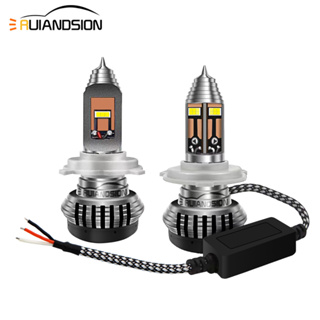 Ruiandsion หลอดไฟหน้า LED AC DC 8-24V 55W 15 SR 3 เมตร สว่างมาก สีขาว สําหรับรถจักรยานยนต์