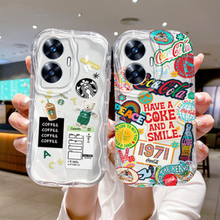 ใหม่ เคสโทรศัพท์มือถือ เจลลี่ครีม กันกระแทก สําหรับ OPPO Realme C55 C25 C12 C15 C25S