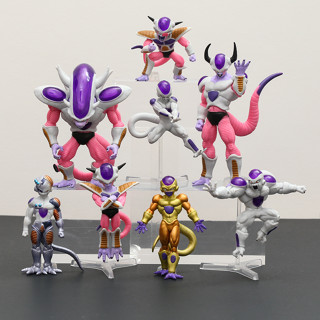 โมเดลฟิกเกอร์ DBZ Dragon Frieza First Second Third Final Form ของเล่นสําหรับเด็ก 8 ชิ้น ต่อชุด