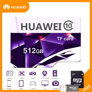 Huawei การ์ดหน่วยความจํา SD Class 10 TF 128gb 256gb 512GB 1TB ความเร็วสูง ขนาดเล็ก 1GB 2GB 4GB 8GB