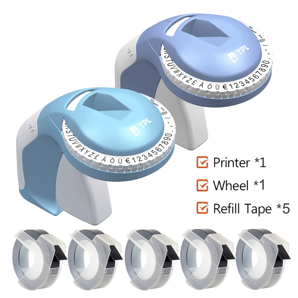 เครื่องทําฉลาก 3D 12965 พร้อมเทปรีฟิล 5 ม้วน Xpress DIY
