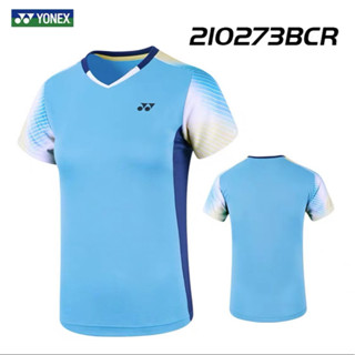 Yonex เสื้อกีฬาแบดมินตัน แขนสั้น ดูดซับความชื้น แห้งเร็ว เหมาะกับฤดูร้อน สําหรับผู้ชาย และผู้หญิง