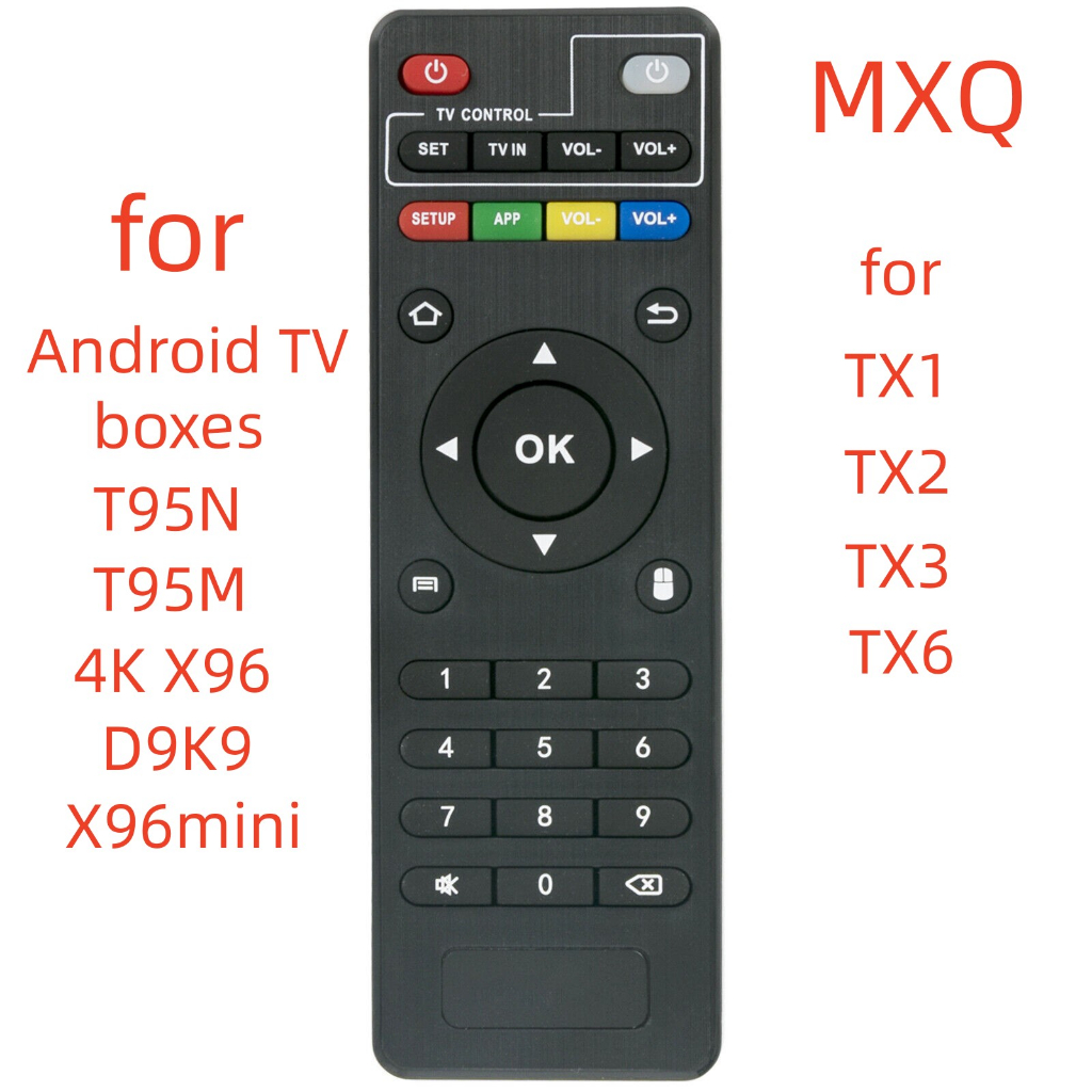 ใหม่รีโมทคอนโทรลสําหรับ X96mini MXQ Pro T95M T95N 4K X96 T95M T95N D9K9 MXQ Android TV กล่อง
