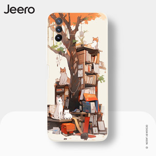 Jeero เคสวีโว่ เคสซิลิโคนนุ่มขอบเหลี่ยมกันกระแทกการ์ตูนน่ารักตลก เคสโทรศัพท์ VIVO Y3S Y11 Y12 Y12S Y15 Y15S Y15A Y17 Y20 Y20S Y21 Y21T Y33S พลัส HFE2543