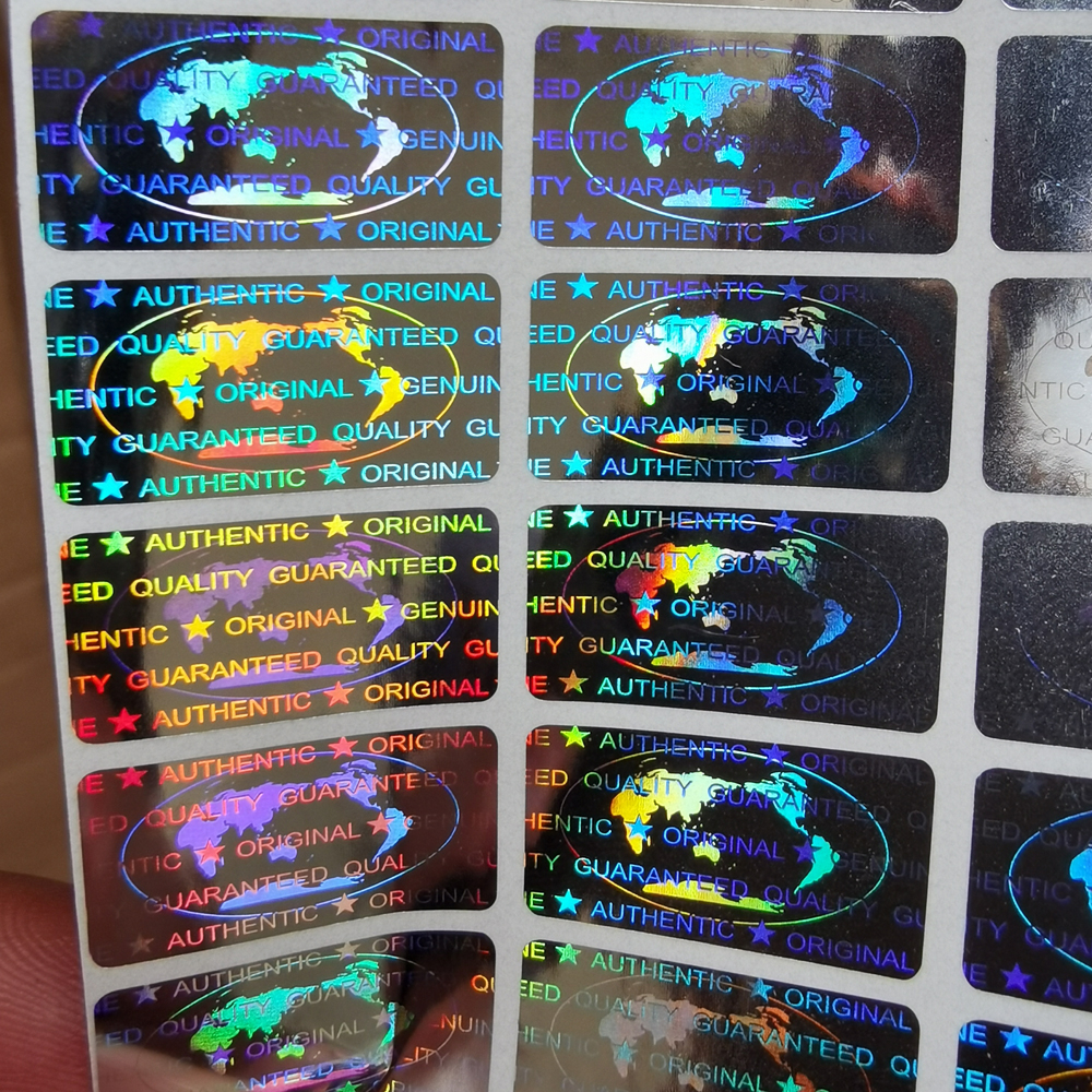20x10mm Holographic Tamper Proof สติ๊กเกอร์แท้โฮโลแกรม VOID รับประกันคุณภาพป้ายซีล