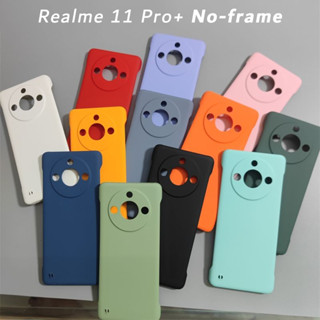 สําหรับ Realme 11 Pro Plus Pro + เคสแข็ง PC ไม่มีกรอบ หัวฉีด เคสโทรศัพท์