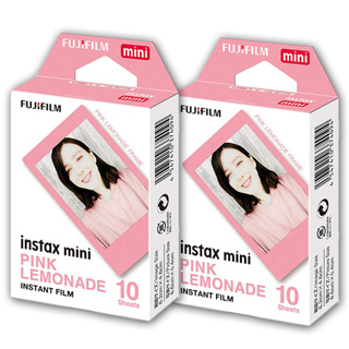 ฟิล์มกระดาษ สีชมพูเลม่อน สําหรับกล้อง Fuji Mini 11 8 9 7s 25 26 70 90 SP-1 SP-2 10 20 แผ่น