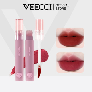 Veecci ลิปสติก ลิปกลอส เนื้อแมตต์ กํามะหยี่ สําหรับนักเรียน