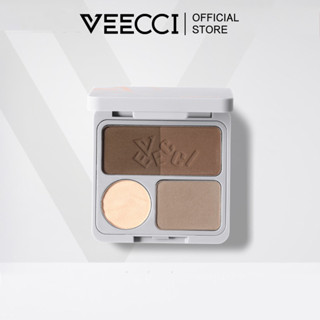 Veecci Only ที่เขียนคิ้ว แบบฝุ่น สี่สี กันน้ํา กันเหงื่อ ติดทนนาน สําหรับผู้หญิง