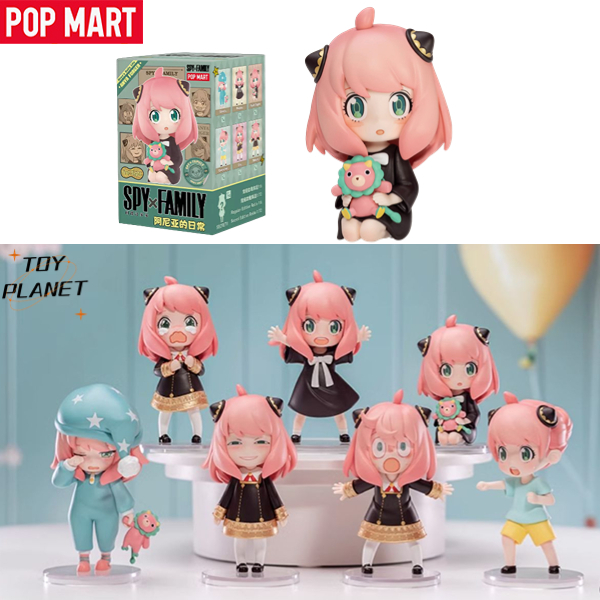 ของเล่นฟิกเกอร์ POP MART Popmart ART Toy SPYXFAMILY Series Kawaii น่ารัก ของขวัญคริสต์มาส