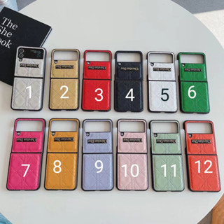 พร้อมส่ง เคสโทรศัพท์มือถือหนังนิ่ม กันลื่น กันตก ลายนูน สไตล์ยุโรป และอเมริกา สําหรับ Samsung for Samsun z flip 2/3/4.samsun z fold 2/3/4.