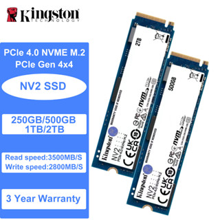 Kingston โซลิดสเตทไดรฟ์ SSD NV2 250GB 500GB 1TB 2TB PCIe 4.0 NVMe M.2 สําหรับแล็ปท็อป