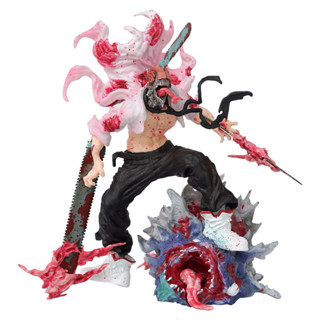 โมเดลฟิกเกอร์ PVC รูปปั้นมนุษย์เลื่อยโซ่ Denji Rage Battle Bat Devil ขนาด 16.5 ซม. สําหรับสะสม