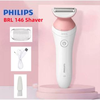 Philips BRL130 /BRL146/BRL170 เครื่องโกนหนวด แบบชาร์จไฟได้ สําหรับผู้หญิง