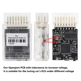 【สินค้าในสต็อกท้องถิ่น】Tactrix Full Chip Openport 2.0 ECU FLASH Scan open port 2 0 อะแดปเตอร์ Chip Tuning อัตโนมัติ OBD 2 OBD2 เครื่องมือวิเคราะห์รถยนต์สำหรับ Mercedes Benz J2534 สแกนเนอร์