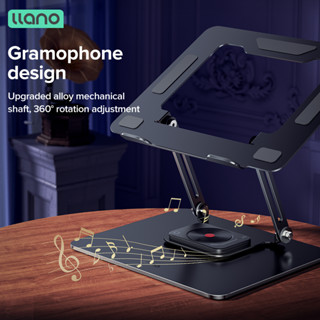 Llano ขาตั้งแล็ปท็อป อลูมิเนียมอัลลอย หมุนได้ 360 องศา พับได…