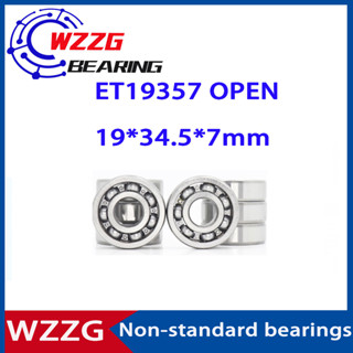 Wzzg แบริ่งพวงมาลัยรถยนต์ ET19357 OPEN ขนาด 19*34.5*7 มม. 2 ชิ้น