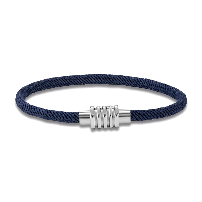 Mkendn ผู้ชายผู้หญิงสแตนเลสหัวเข็มขัด 100% กันน้ํา String Simple Casual เชือกห่อสร้อยข้อมือ Unisex Handmade Surfer สร้อยข้อมือชายหาด - รูปที่ 3