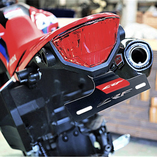 อุปกรณ์เสริมรถจักรยานยนต์ บังโคลนสั้น สีแดง สําหรับ HONDA CRF300L RALLY MD47 CRF250L 2021 2022 CRF-250L CRF 300L