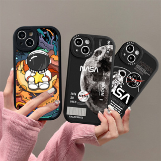 เคสโทรศัพท์มือถือแบบนิ่ม TPU ลายนักบินอวกาศ NASA สําหรับ Vivo Y36 Y21s Y12 Y20i Y35 Y15 Y22 Y15s Y20 Y16 Y11 Y22s Y33s Y12i Y51A Y21 Y17 V23 Y31 Y1S Y91C Y53sY51 Y50 Y15A Y91 Y95 Y20s Y30 Y21A