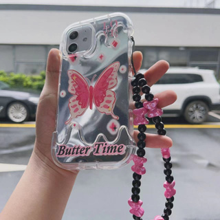 เคสโทรศัพท์มือถือ ลายผีเสื้อ แวววาว สําหรับ iPhone 7 8plus x xr xsmax 11 pro 12 12pro max 13 13pro 13promax 14 14plus 14promax